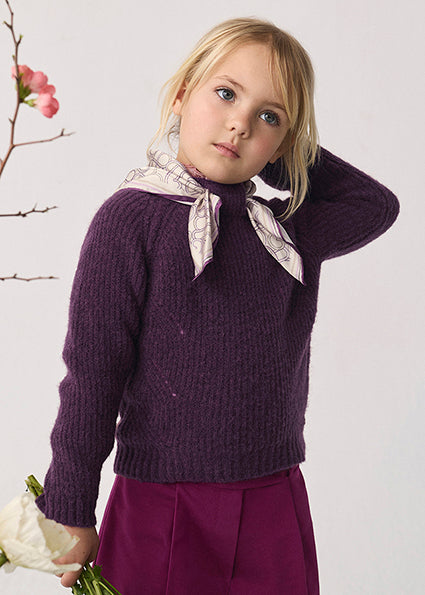 5881- Cherry jersey scarf