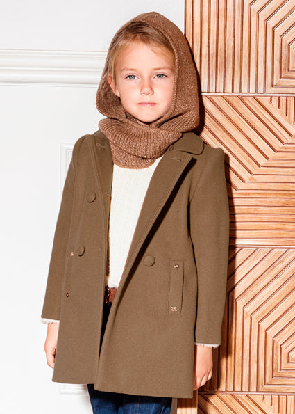 5888- Walnut long coat