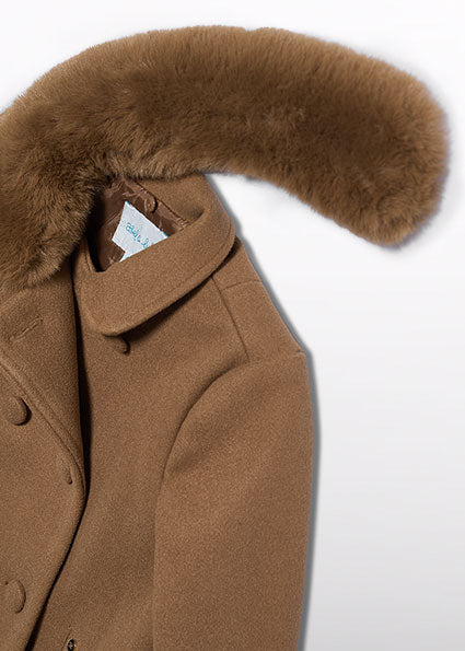 5888- Walnut long coat