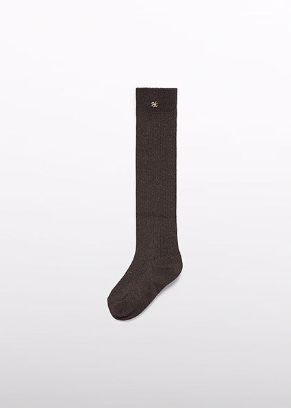 5907- beige , blue and black socks