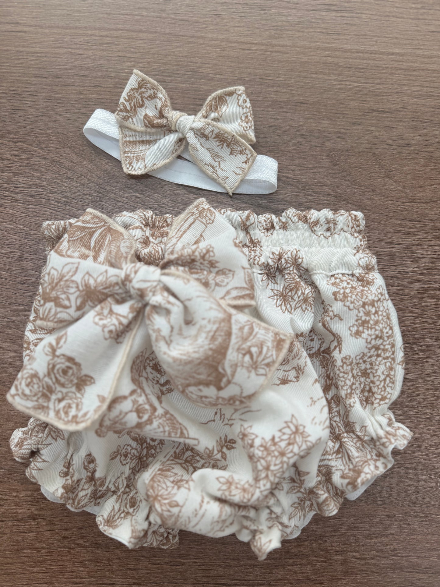 Baby short toile de jouy Paris - PRE ORDER