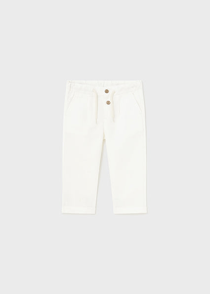 White linen relax pants Mayoral