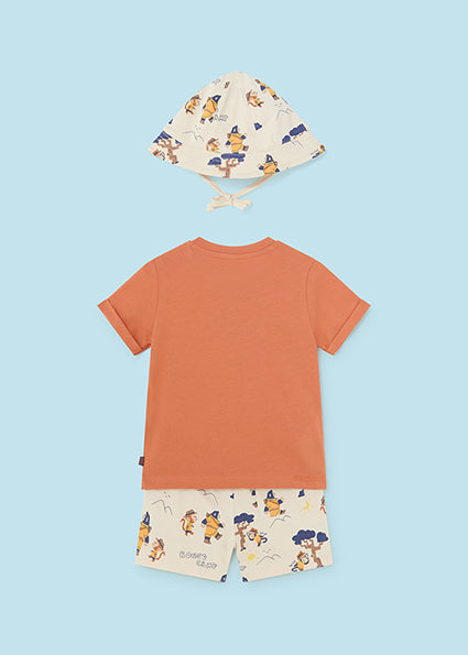 Clay Knit set w/ bucket hat Mayoral