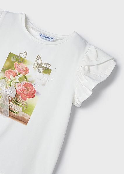 S/S t-shirt Natur nude Mayoral