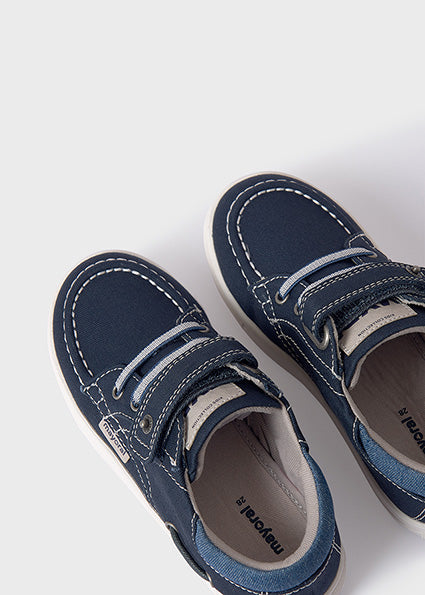 Navy velcro boat shoes Mayoral