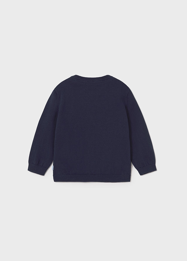 Navy Basic cotton jumper