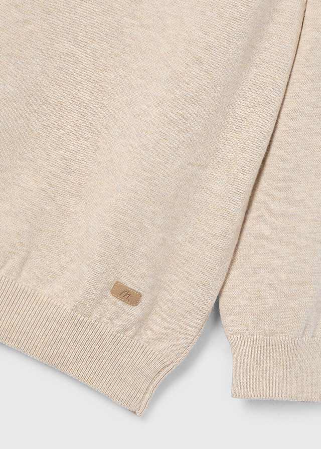 Sand Basic crew neck jumper