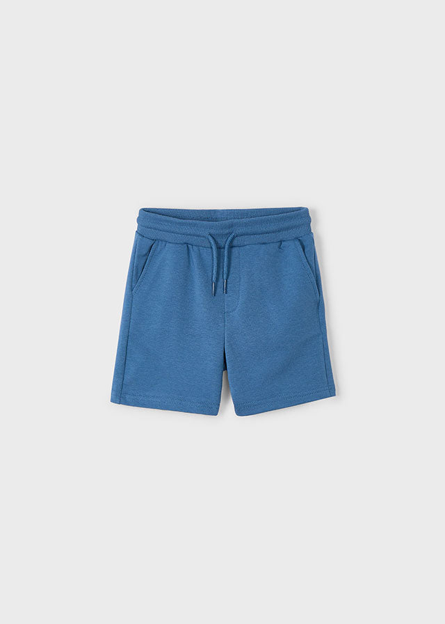 Blue Basic fleece shorts