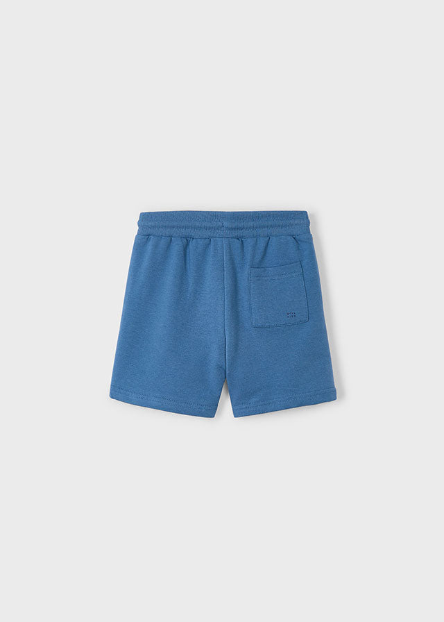 Blue Basic fleece shorts