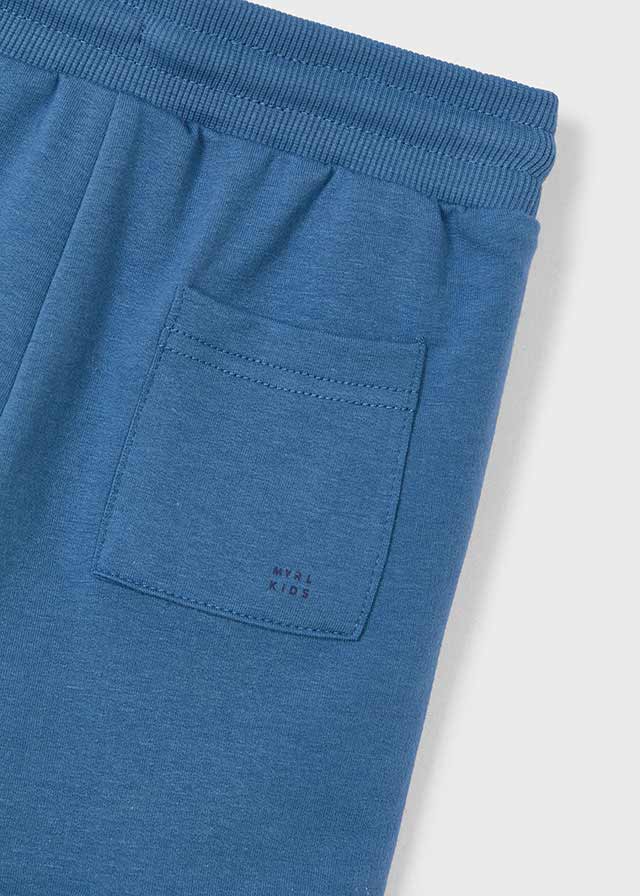 Blue Basic fleece shorts