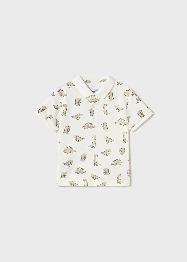 Cream dino polo