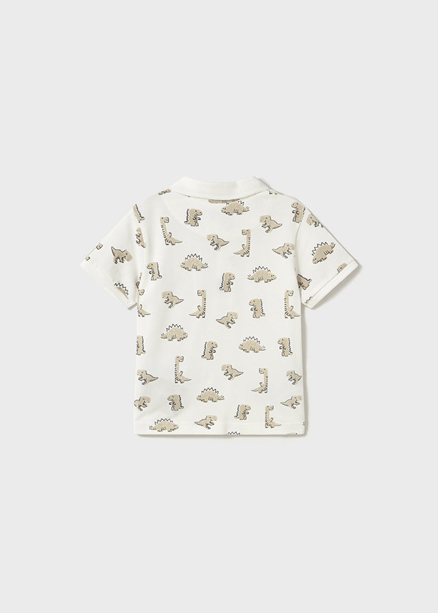 Cream dino polo