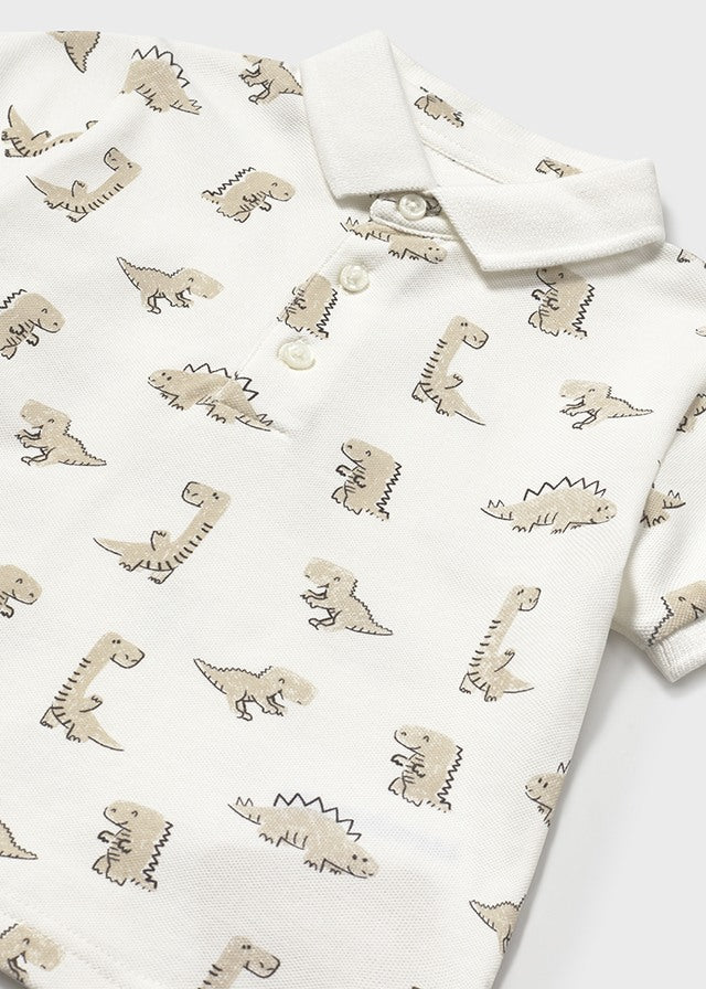 Cream dino polo