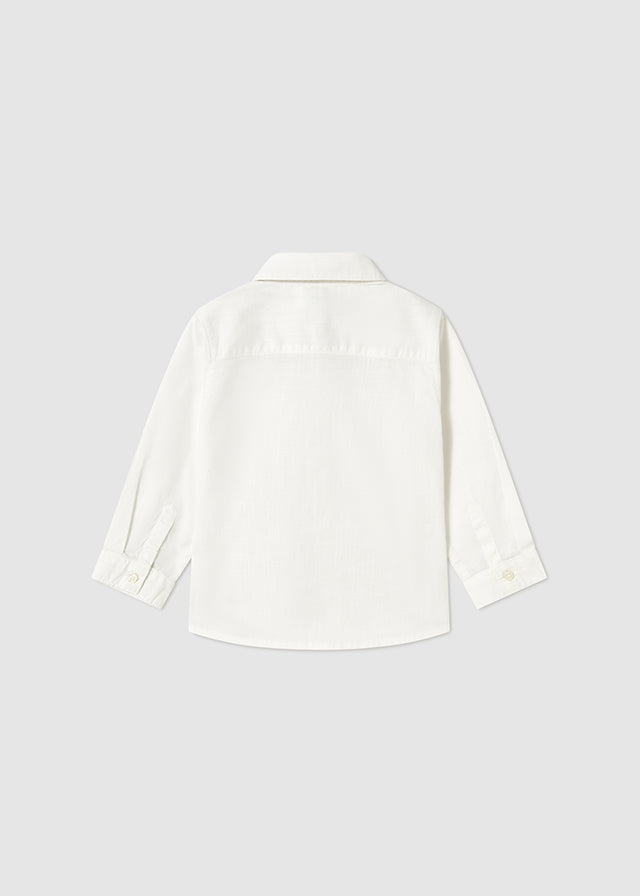 creamy L/s dressy shirt