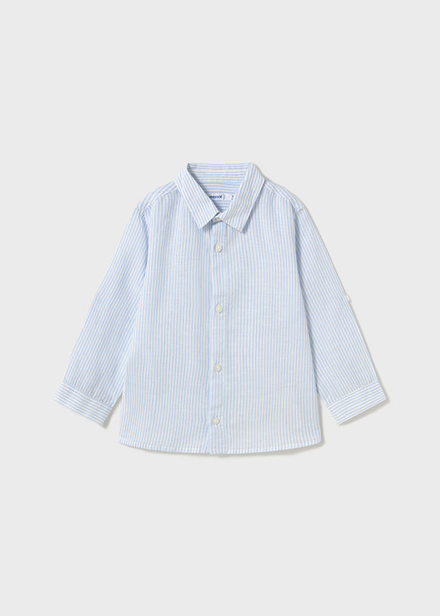 Light blue linen shirt