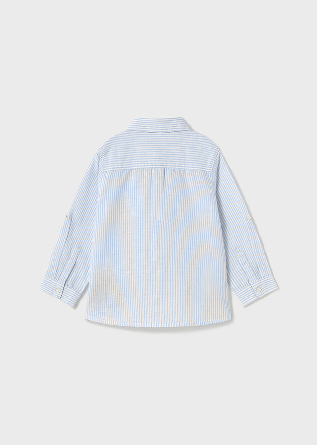 Light blue linen shirt