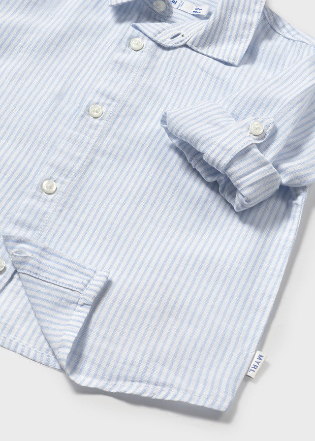 Light blue linen shirt