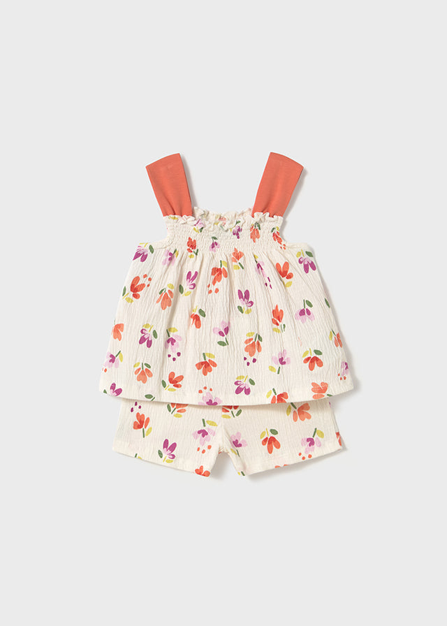 Carrot Bambula shorts set