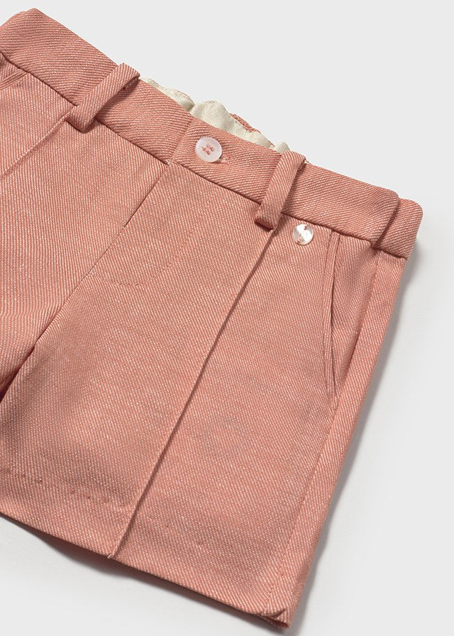 Brick red Dressy bermuda shorts