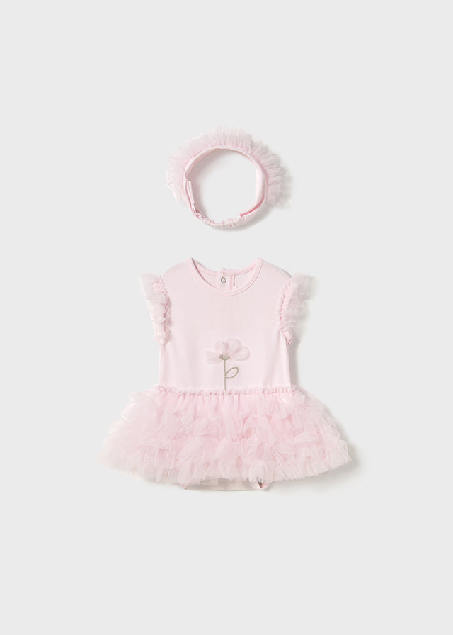 Flower tutu body with headband