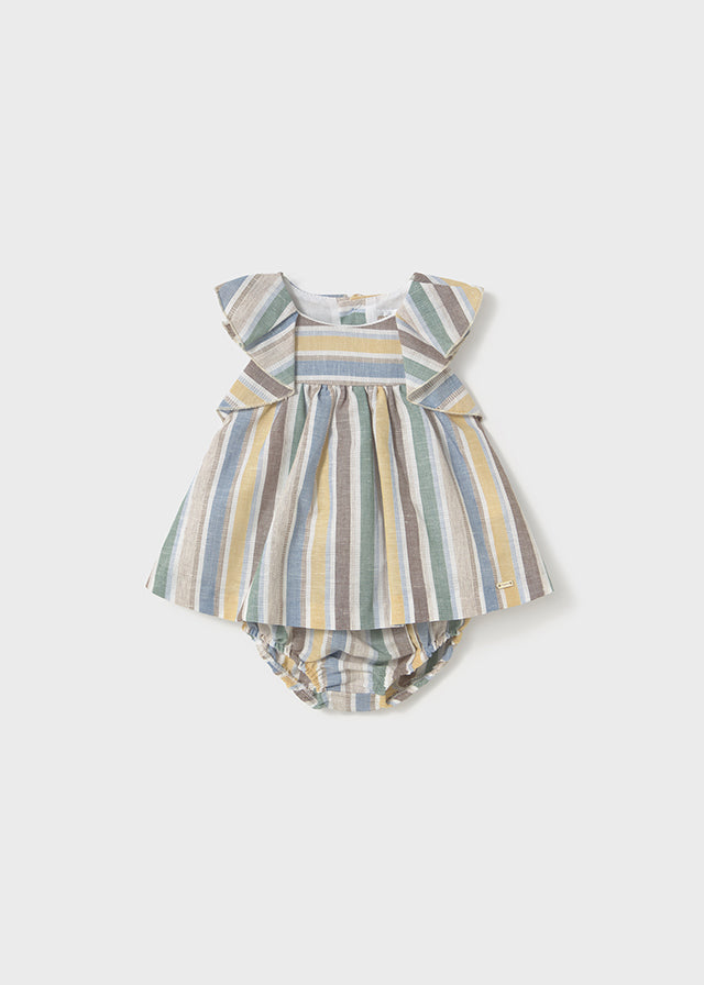 Multicolor Stripes linen dress