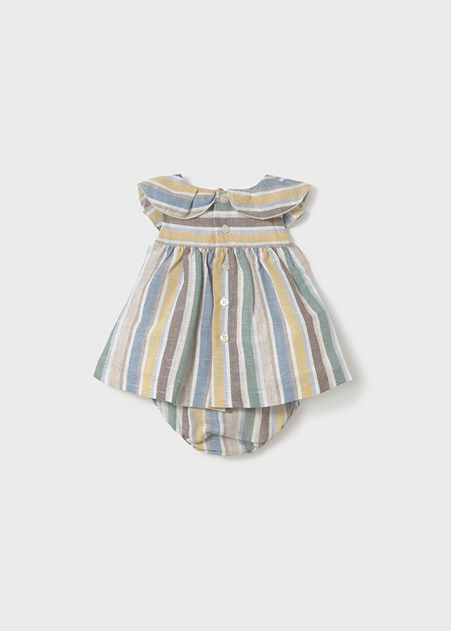 Multicolor Stripes linen dress