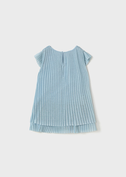 Sky 	Pleated tulle dress