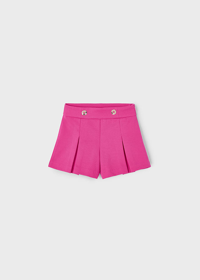 Magenta Knit short pants