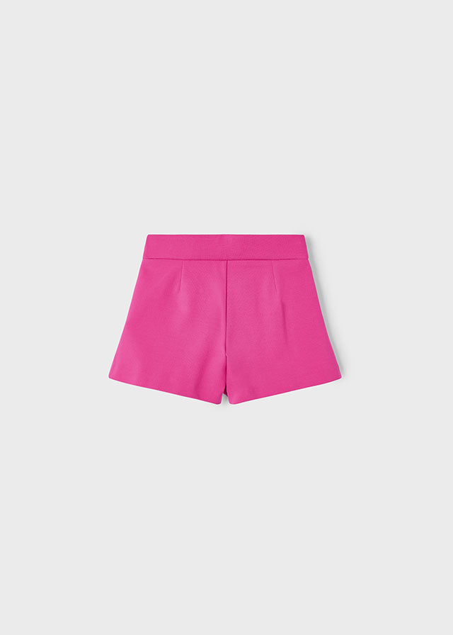 Magenta Knit short pants