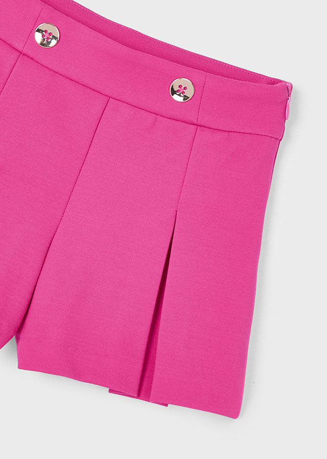 Magenta Knit short pants