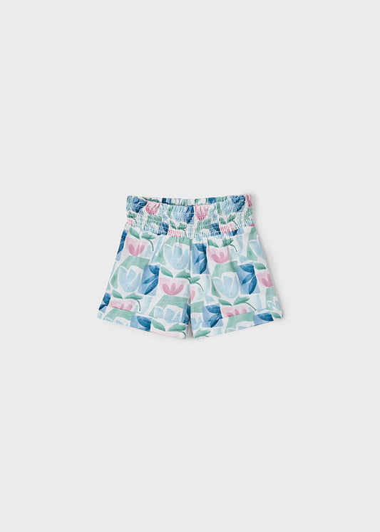 Mint patterned short pant