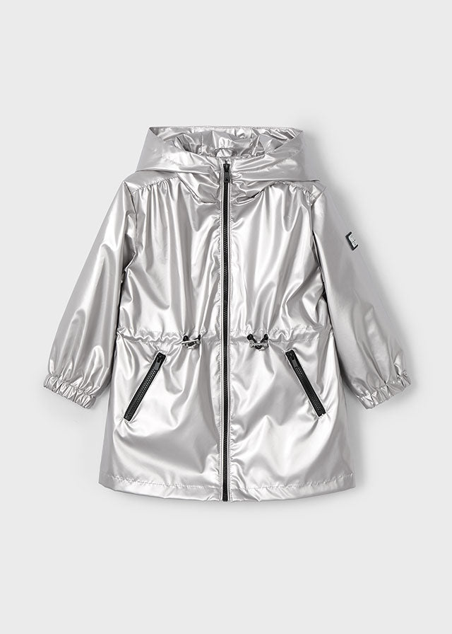 Natural and White gold Windbreaker Jacket