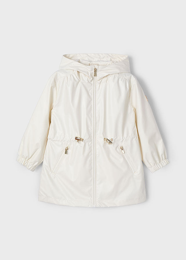 Natural and White gold Windbreaker Jacket