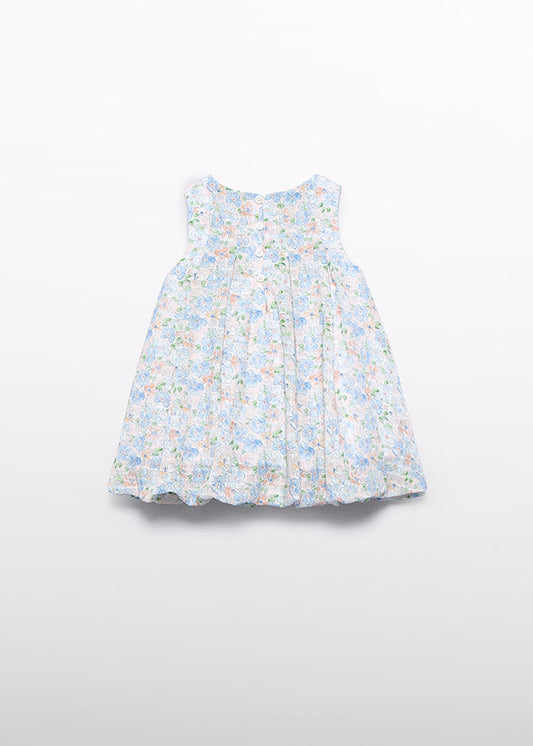 Floral printed ballon dress