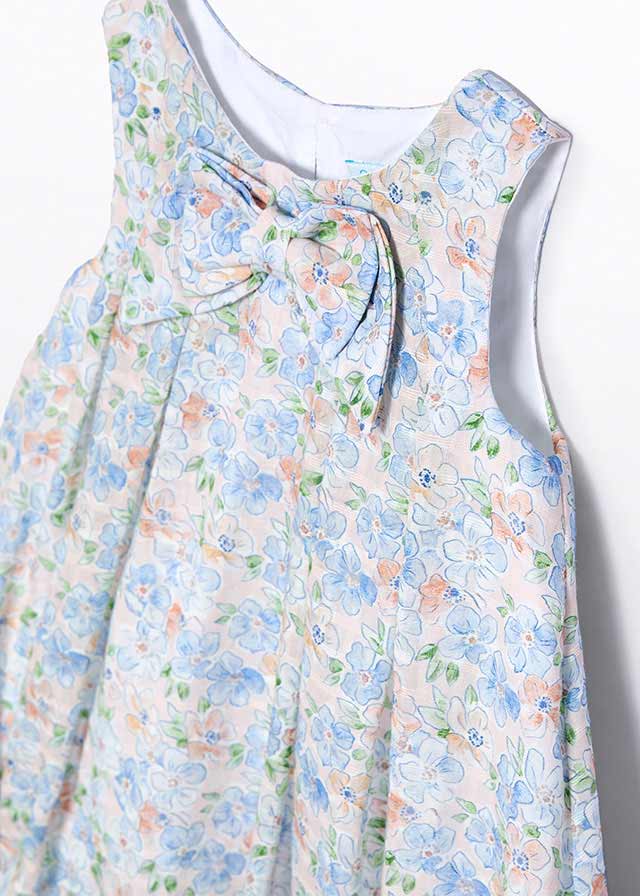 Floral printed ballon dress