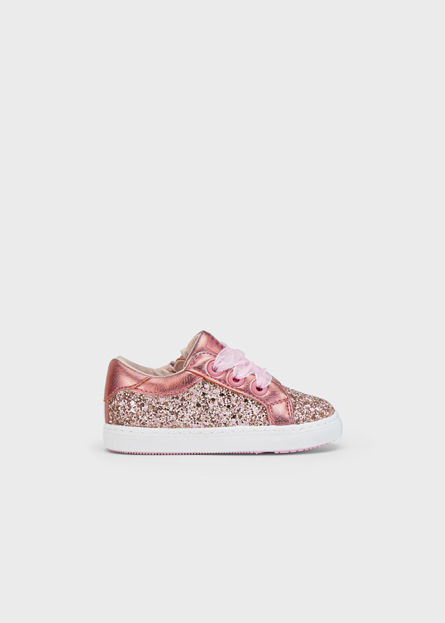 Rose Metal Glitter sneakers