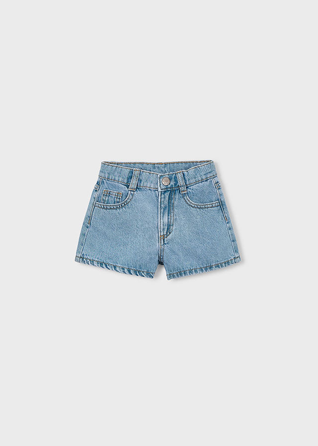 236- light denim shorts