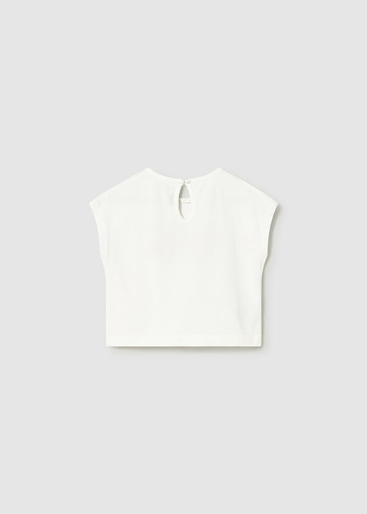 1084- Natural HOLA tshirt