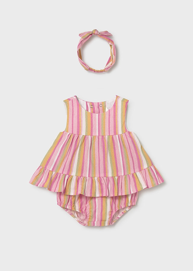 1290- pink shorts set