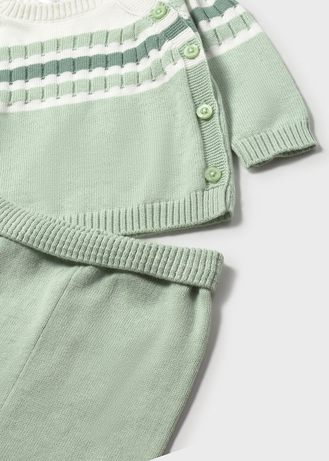 1505- seaweed long knit set