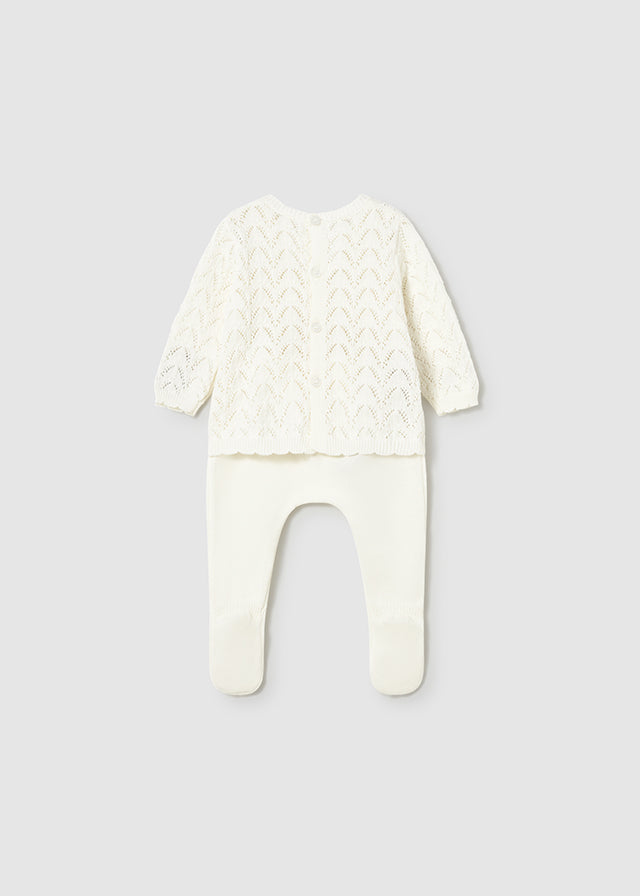 1594- knit pottery knit set