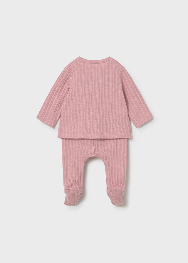 1595- pink leg warmer set