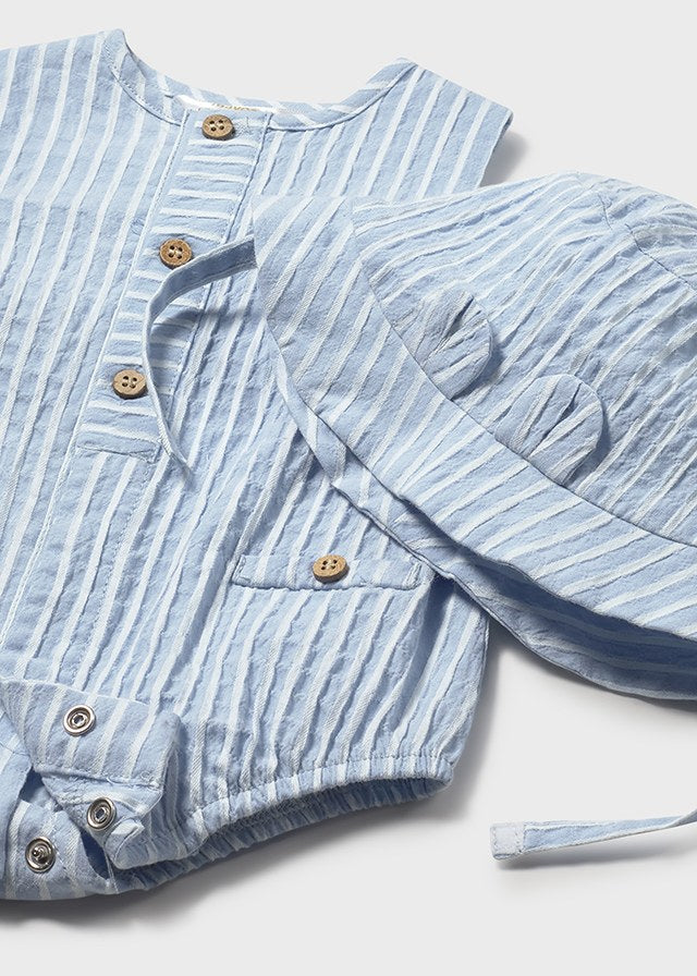 1614- Sky short bodysuit