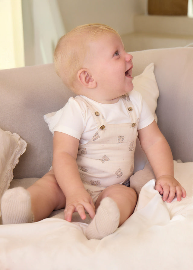 1621- col mole dungarees set