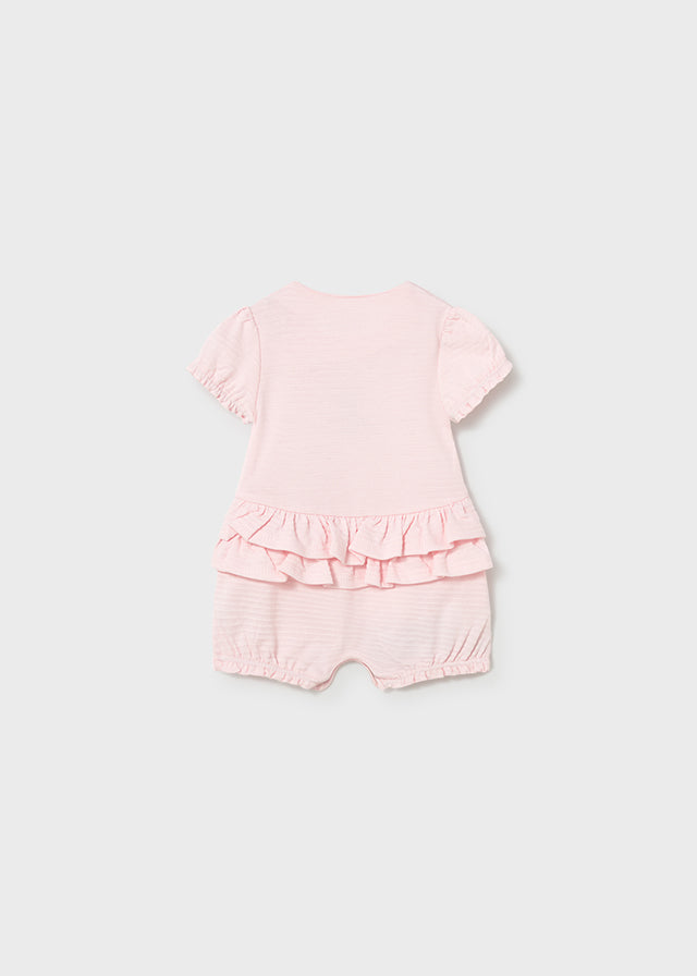 1705- set of 2 short rompers babyrose