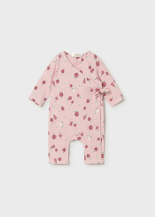 1709- pink romper onesie