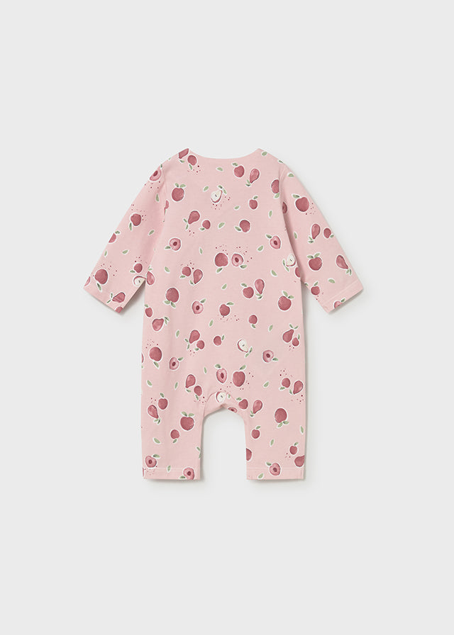 1709- pink romper onesie