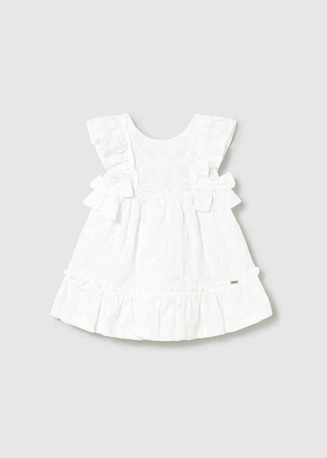 1915- White embroidered dress