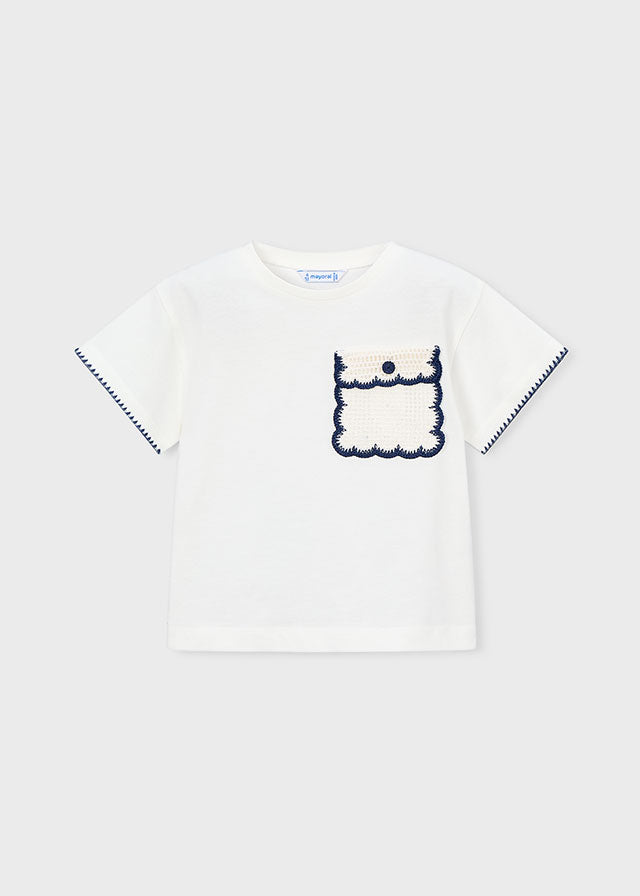 3013- natural t-shirt navy