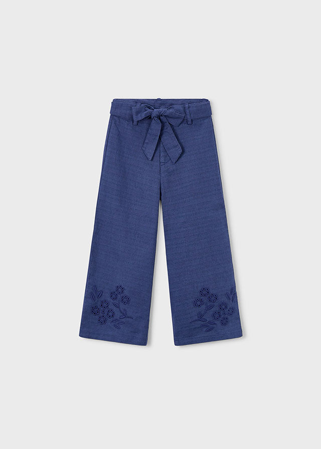 3585- porcelain linen pants
